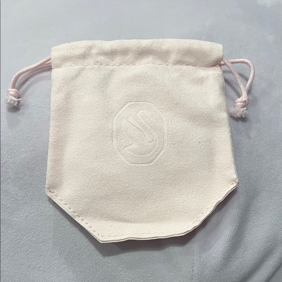 Swarovski Handbags - Pink Swarovski Velvet Drawstring Pouch